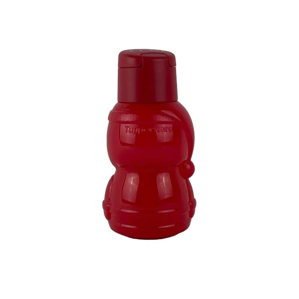 Tupperware Eco Santa Claus Water Bottle‎ Red Tumbler Lot of 2 NEW